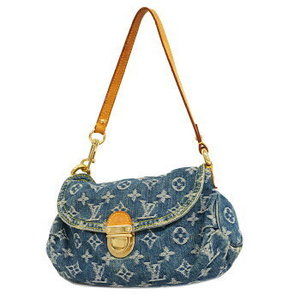 Louis Vuitton Monogram Denim Mini Pleaty Handbag